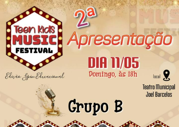 FESTIVAL ‘TEEN KIDS’ LEVA JOVENS TALENTOS PARA O TEATRO MUNICIPAL